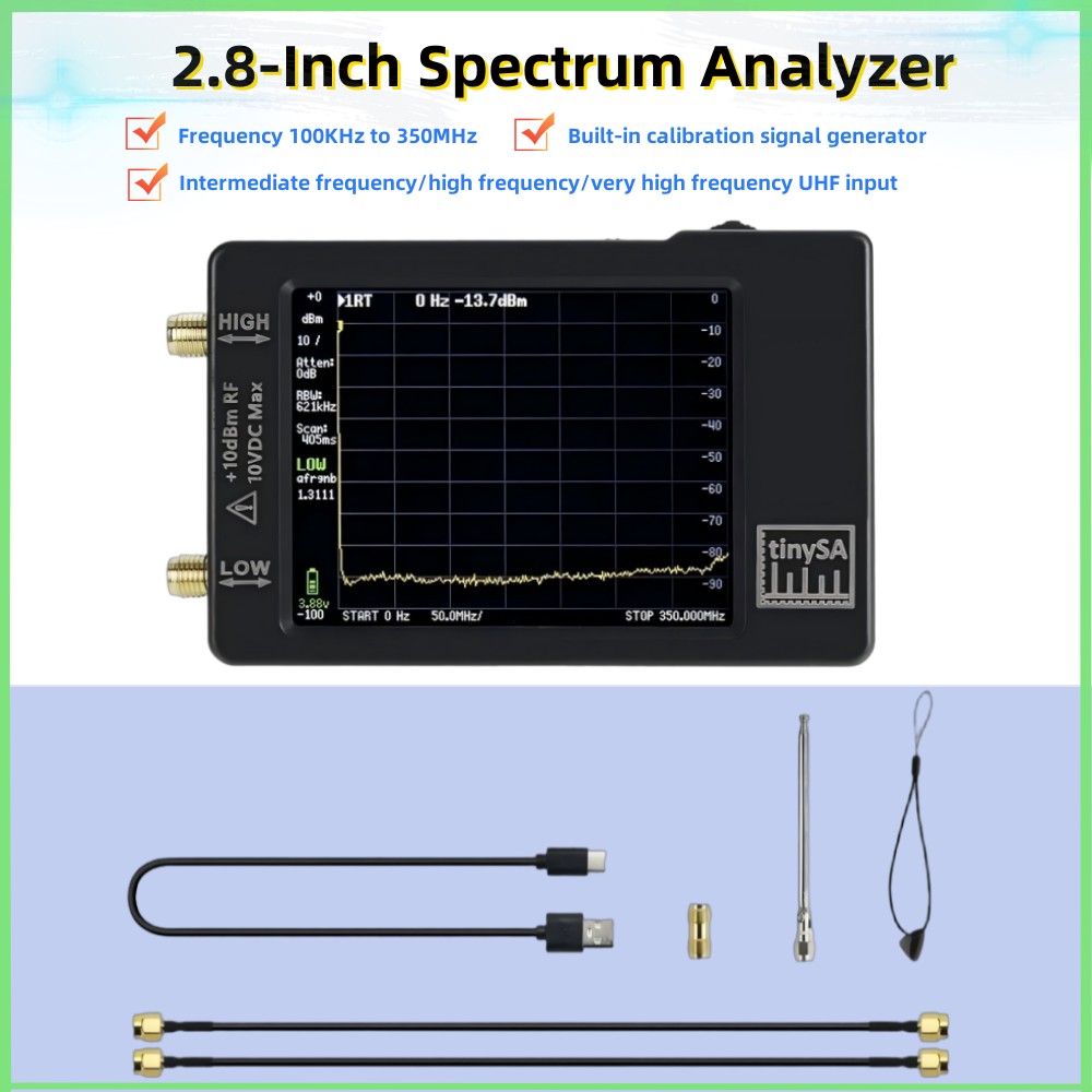 TinySA 100khz-960mhz Spectrum  - Signal Generator Spectrum Analyzer 评论和价格